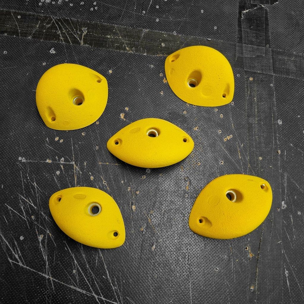 5-er Steilstein Klettergriffe Set Kein Stress!, Farbe:Wunschfarbe (Anfertigung)