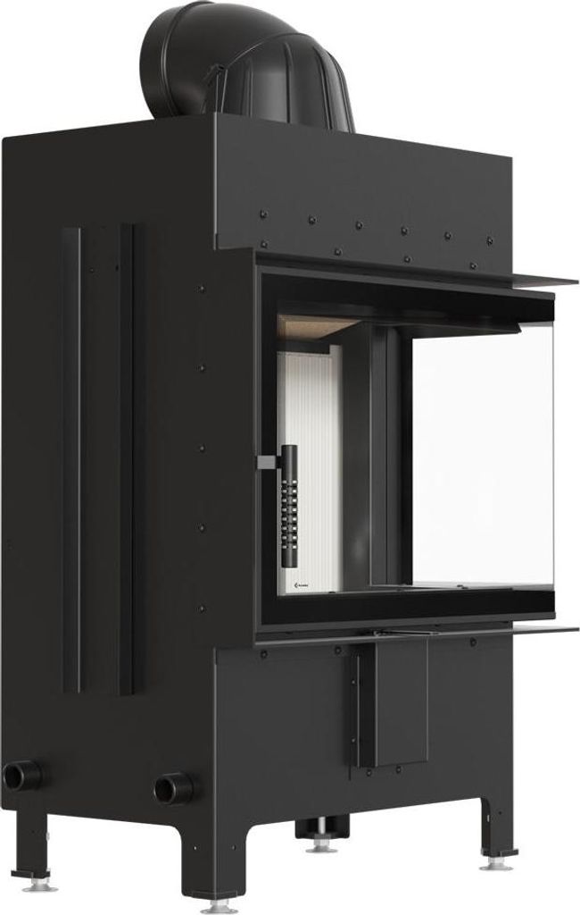Kominek Wkład Kominkowy KRATKI LUCY Prawy 12 kW fi200 Zdjęcie produktu 