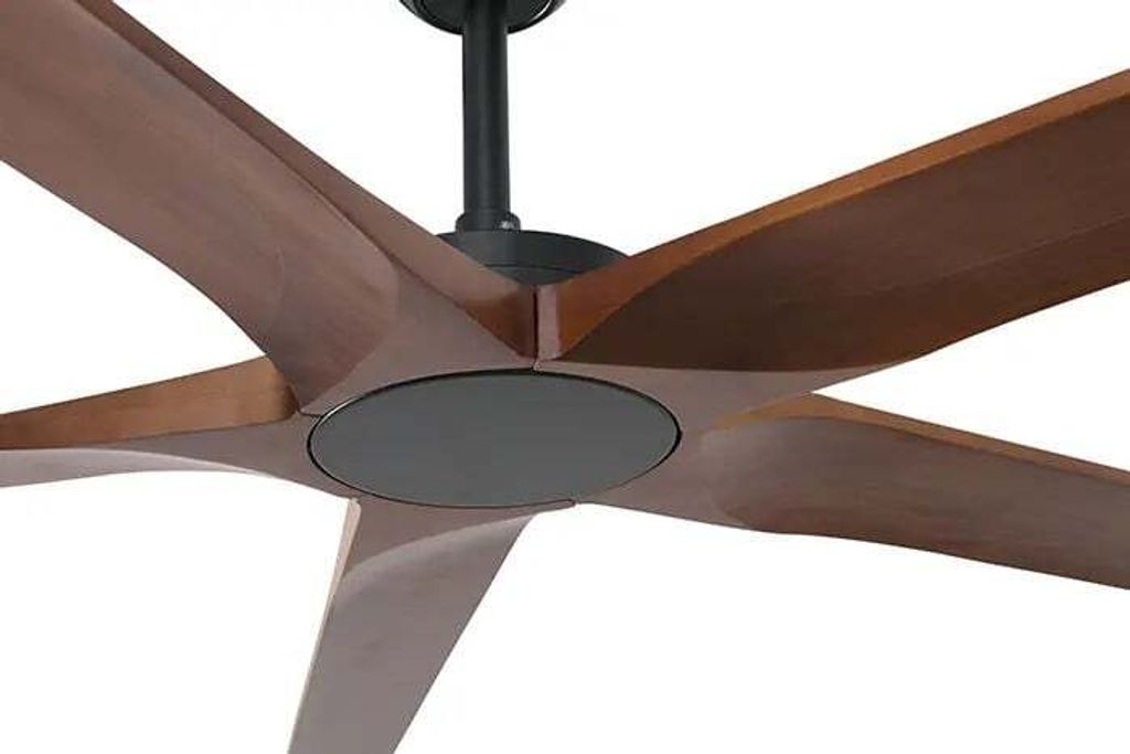 BIGWOOD 24 Schwarzer Deckenventilator ohne Licht 34192