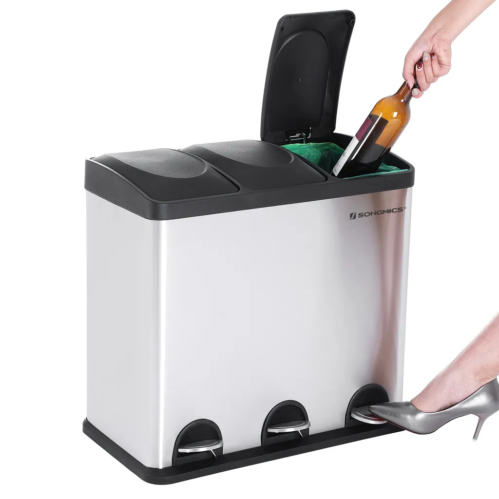 Poubelle Cuisine pour Tri Sélectif 54L Idéale pour Famille Nombreuse - 3