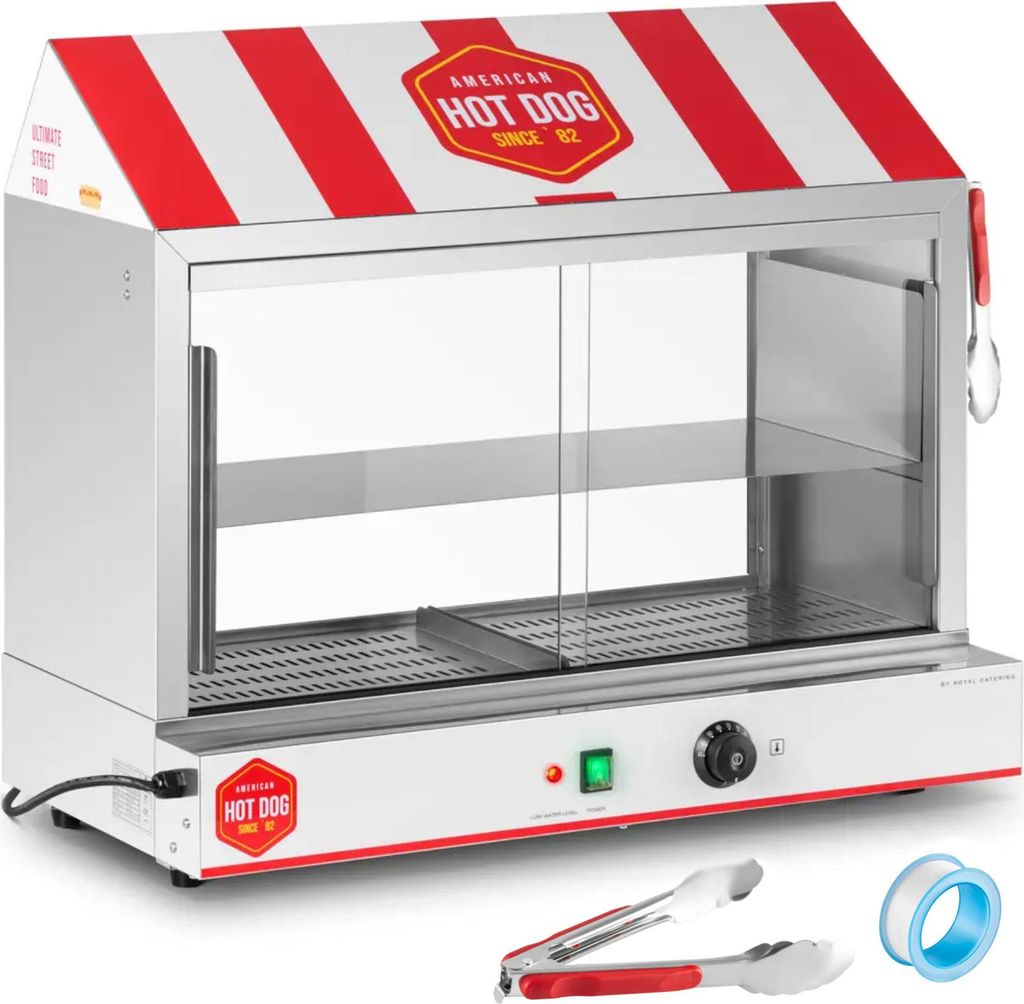 Podgrzewacz Witryna Grzewcza Do Hot Dogów Na 300 Parówek Zdjęcie produktu 
