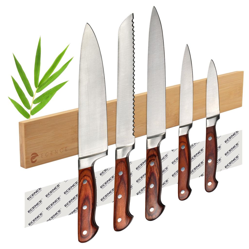 Barre magnétique adhésive pour couteaux, 40 cm, support à Image du produit 