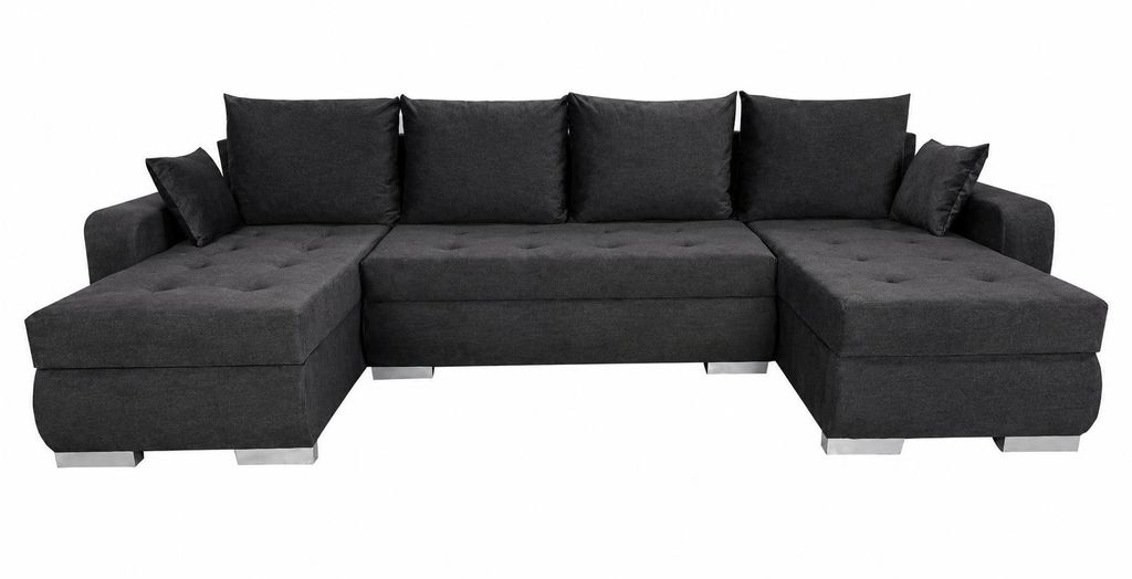 U-förmiges Ecksofa ETNA BIS mit Bettkasten und zusätzlichen Produktbild 