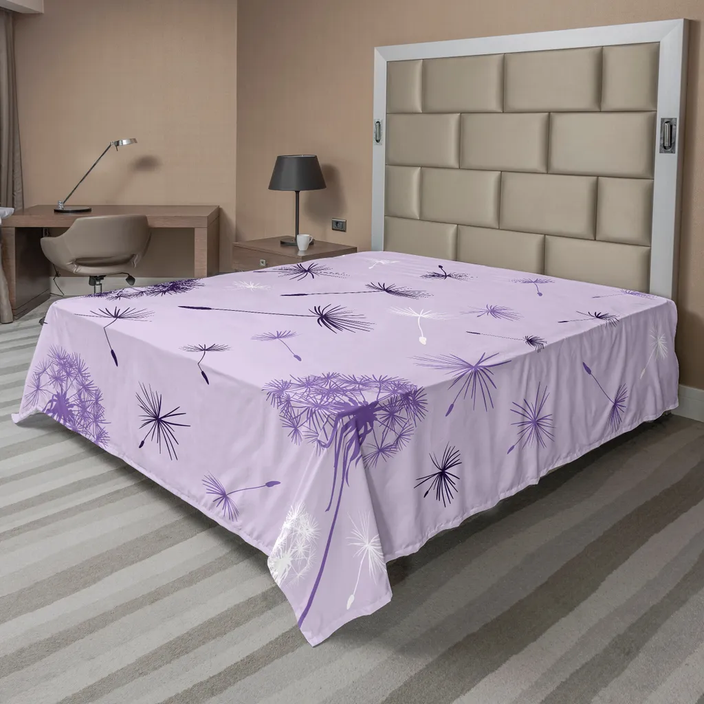 Lenzuolo Sopra ABAKUHAUS Viola 266x260 - Design Botanico Soft Touch