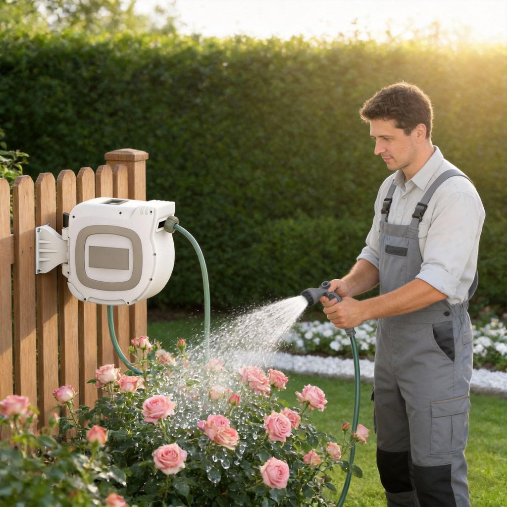 FIVMEN Schlauchtrommel Wasser 28+2m mit 180° Produktbild 