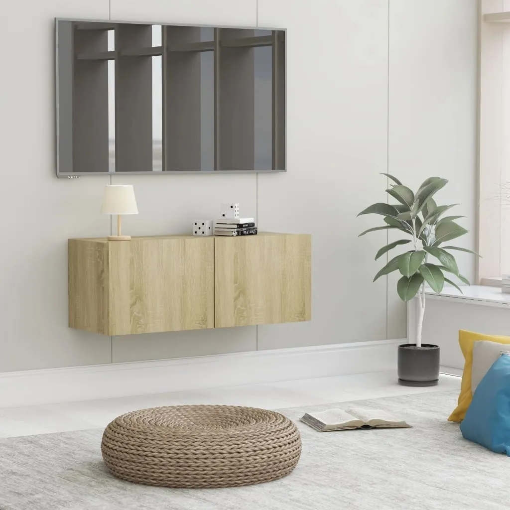 Mobile TV Rovere Sonoma 80x30x30 cm Maison Exclusive | Design Sospeso