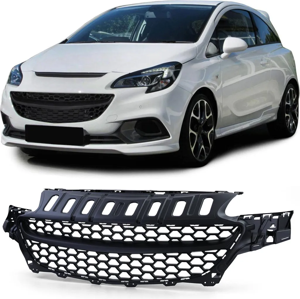 Calandre sport pour Opel Corsa E permettant de remplacer un choc