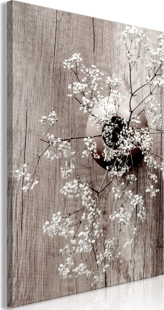 Tableau fleurs 80x120 pour salon - Déco murale nature en toile moderne