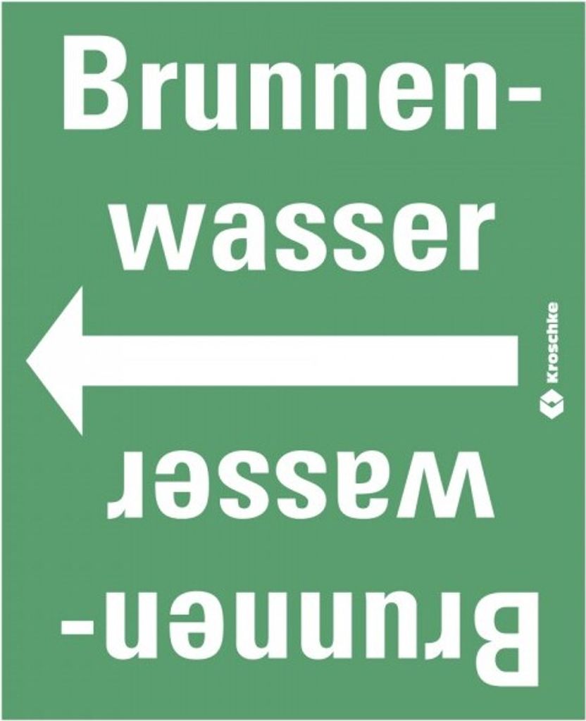 Dreifke Rohrleitungsband Brunnenwasser, praxisbewährt, ab Ø 50mm, grün/weiß,...