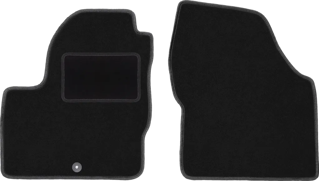 Wielganizator tappetini auto velours anteriori adatto per Land Rover Freelander II (2006-2014, SUV) neri, set 2 pz, con fissaggi