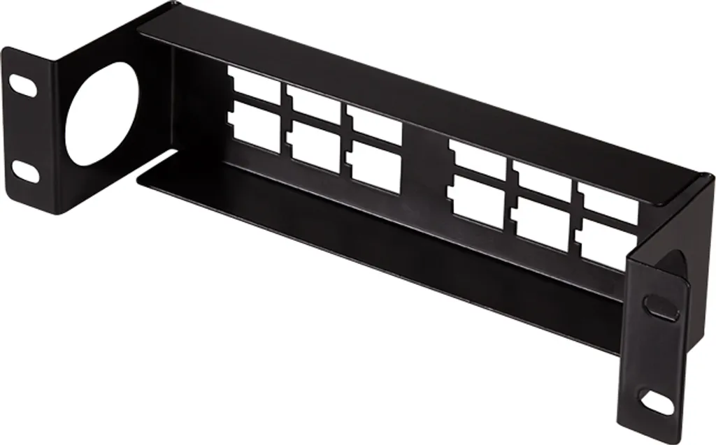 LogiLink Panneau de Brassage 10 Pouces 12 Ports Keystone Noir NK4003