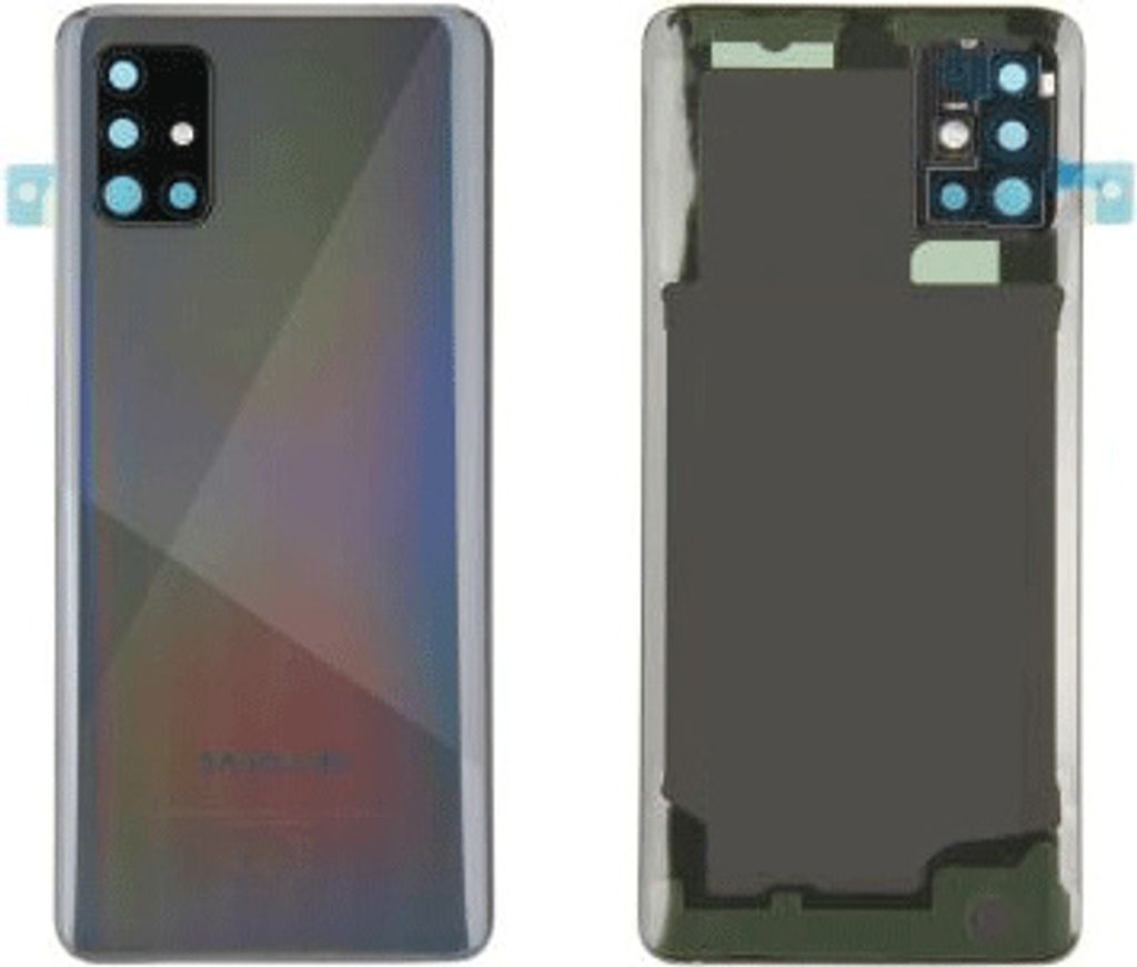 Samsung Galaxy A51 A515F Akkudeckel mit Kameralinse, schwarz