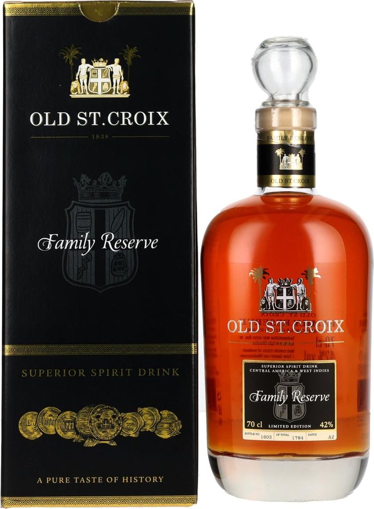 Old St. Croix A.H. Riise FAMILY RESERVE Superior Spirit Produktbild 
