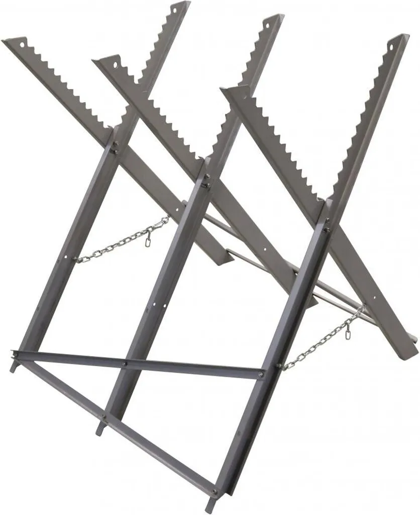 Chevalet de sciage Güde GSB 600-680 support à bûches pliable en acier