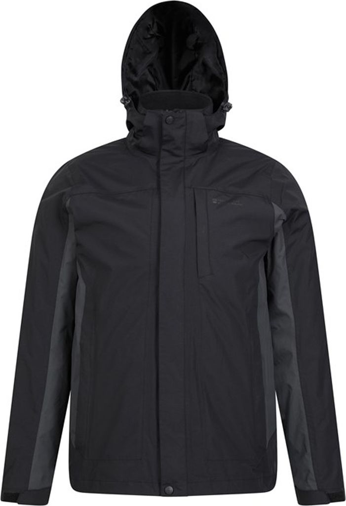 Mountain Warehouse - "Thunderstorm" Jacke, wasserfest 3 in 1 für Herren MW879 (XXL) (Grau)