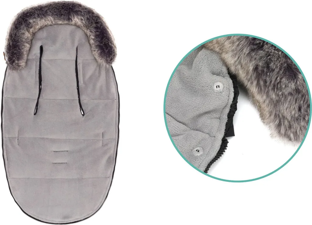 Sortez avec Bébé en Hiver - Chancelière Manaslu Fillikid Noir Robuste
