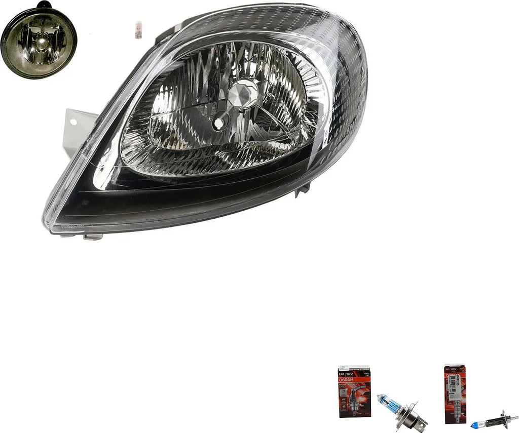 Ricambio Faro Opel Vivaro 01-06 Johns 4414032 + Osram Laser H4