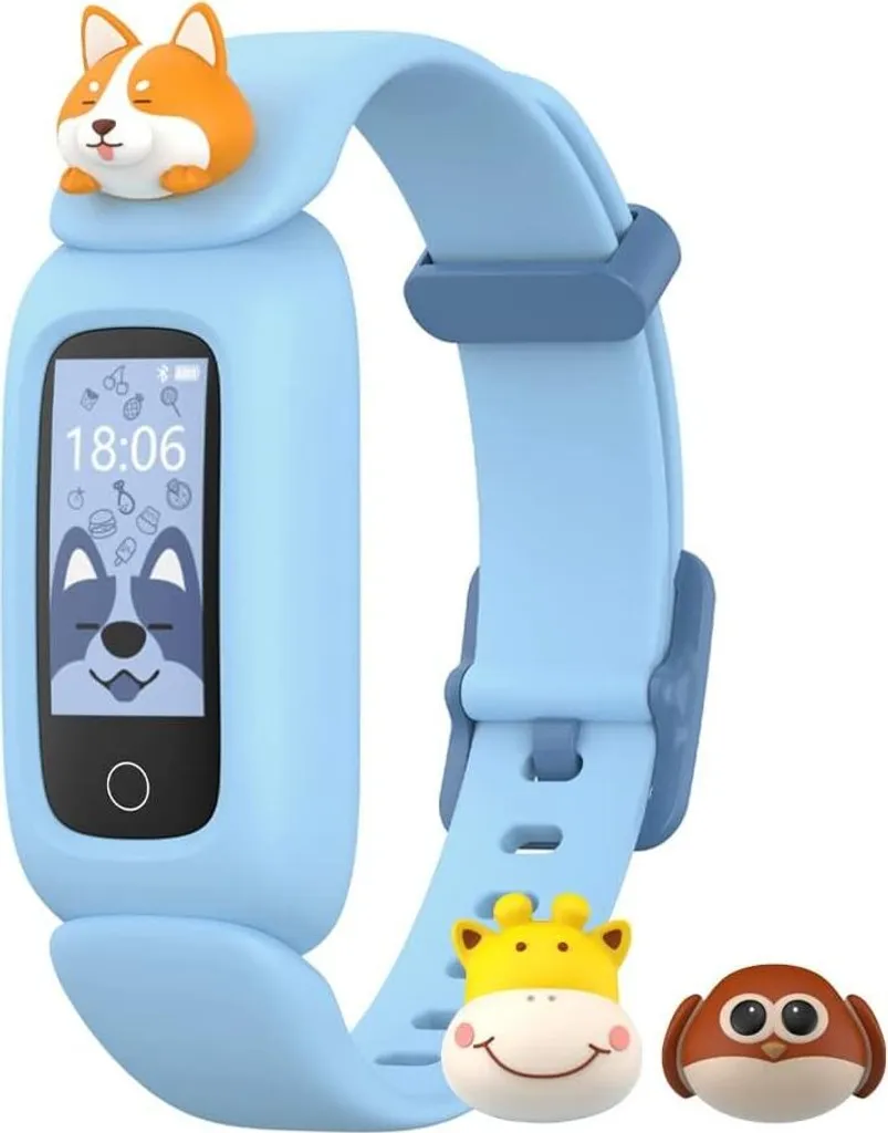 Orologio Fitness Bambini con Cardiofrequenzimetro e Monitor Sonno Smartwatch