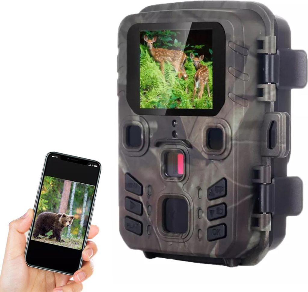 Mini-WLAN-Wildkamera Secutek SST-WiFi301 - 24MP, IP66 Produktbild 