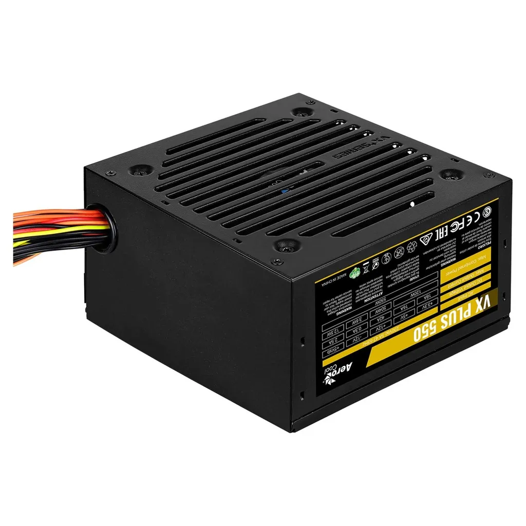Alimentation PC 550W VX PLUS 550 Noir Stable pour Éviter les Coupures PC