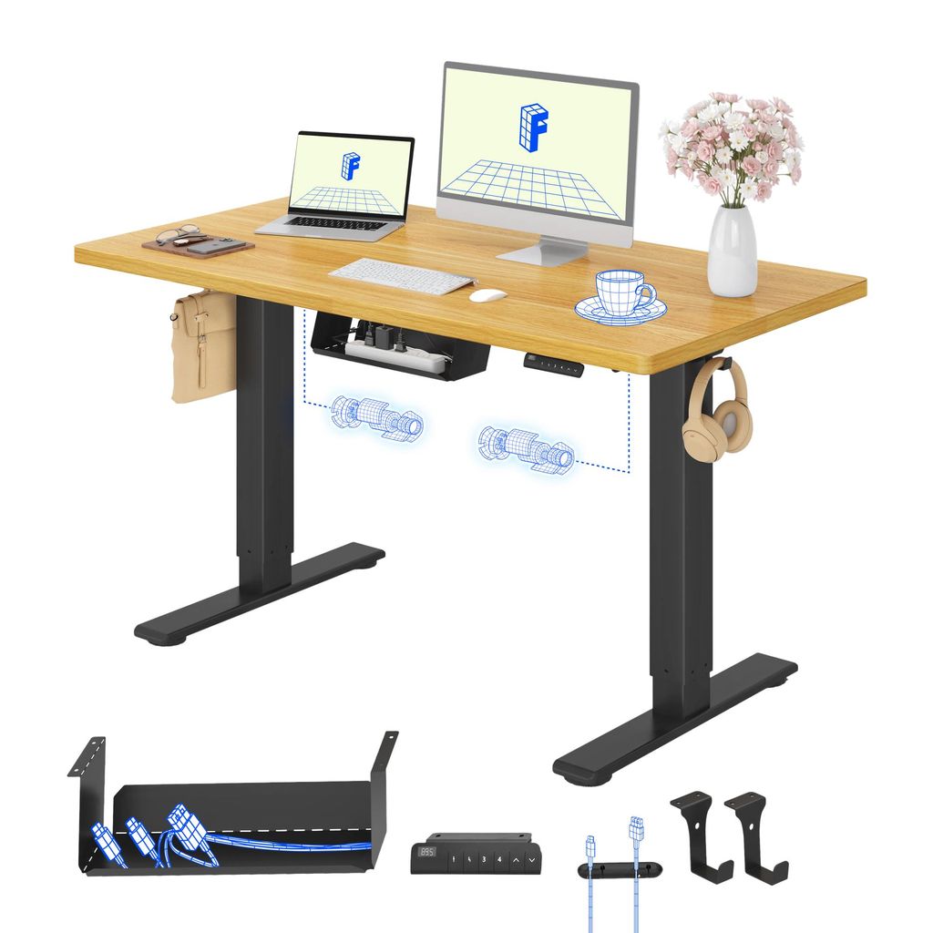 FLEXISPOT E1 Pro Elektrisch Höhenverstellbarer Schreibtisch Produktbild 