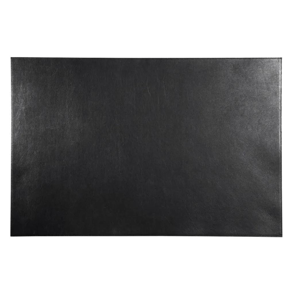 Sous-main cuir DURABLE 420x300mm Noir antidérapant pour conférence pro