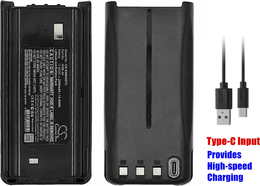 Batterie pour radio Kenwood NX240 et NX340 - Idéal usage professionnel