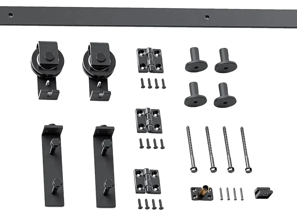 Kit Ferrures pour Portes Pliantes 46 Pouces - Mécanisme Acier Renforcé