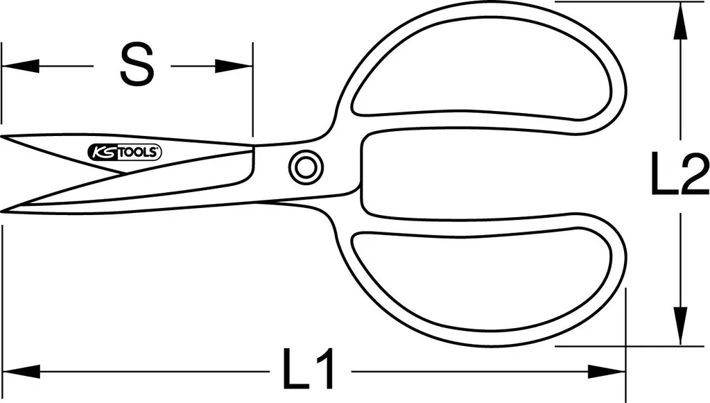 Cisaille à tôle BERYLLIUMplus KS Tools 300 mm - Outil Antidéflagrant - 2