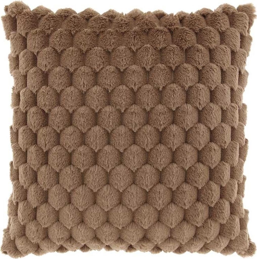 Unique Living - Kissen Dez - 45x45cm - Kokosnuss