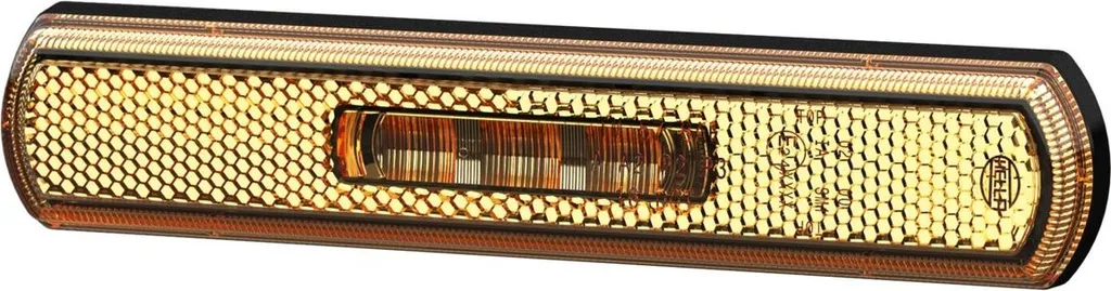 Feu LED latéral de signalisation orange pour châssis et benne FLIEGL HELLA