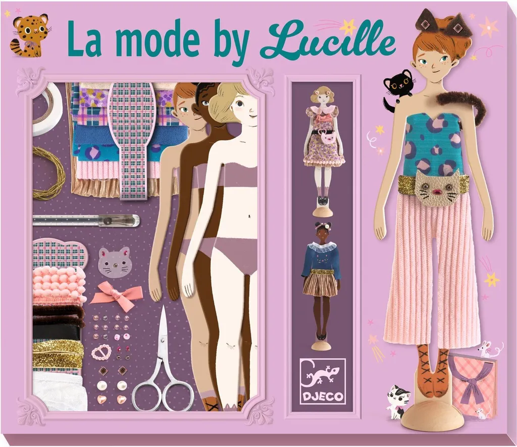 Jeu de stylisme Atelier création Mode Djeco pour enfant de 7 à 12 ans