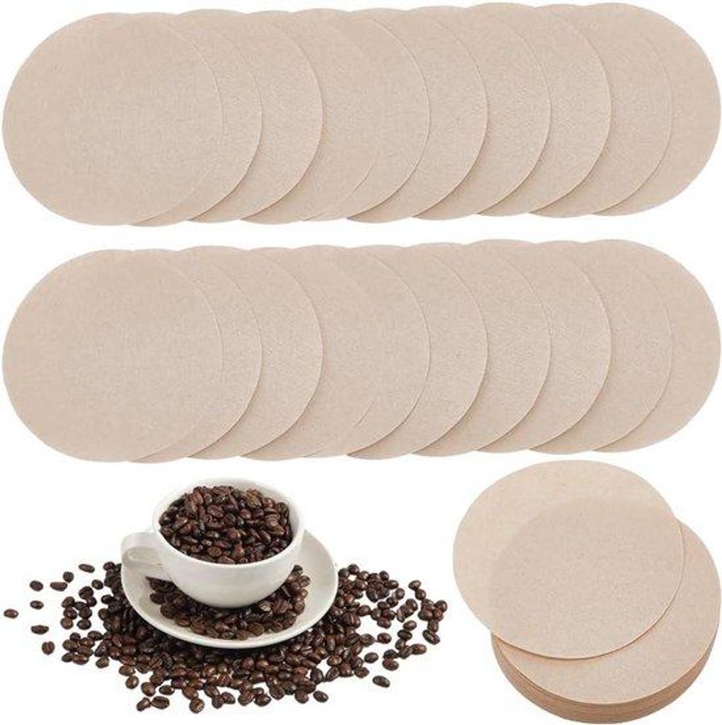 Kaffee-Filter 56x56cm, unbleicht, für Kaffeemaschinen, beige