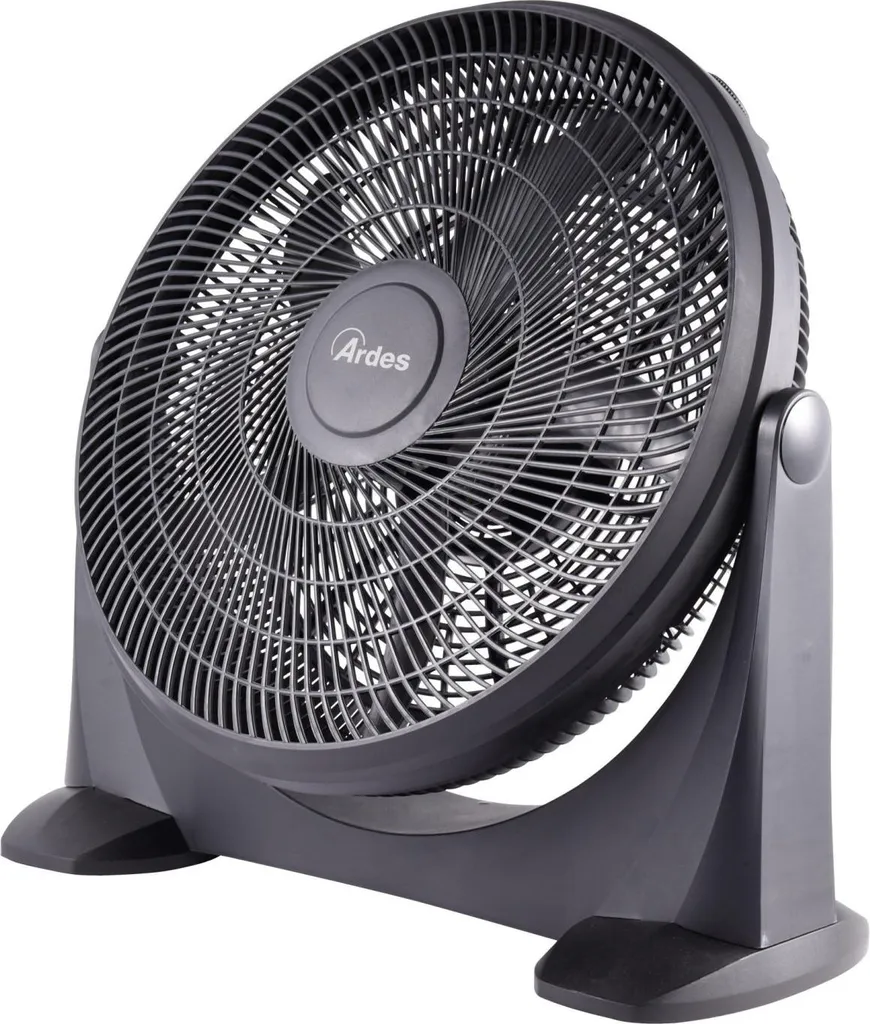 Ventilateur Ardes AR5A50 puissant avec pied réglable et finition noire