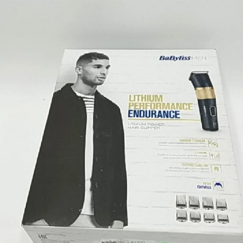Babyliss Tondeuse E986E Performance Cheveux avec Lames en Carbone Titane - 25