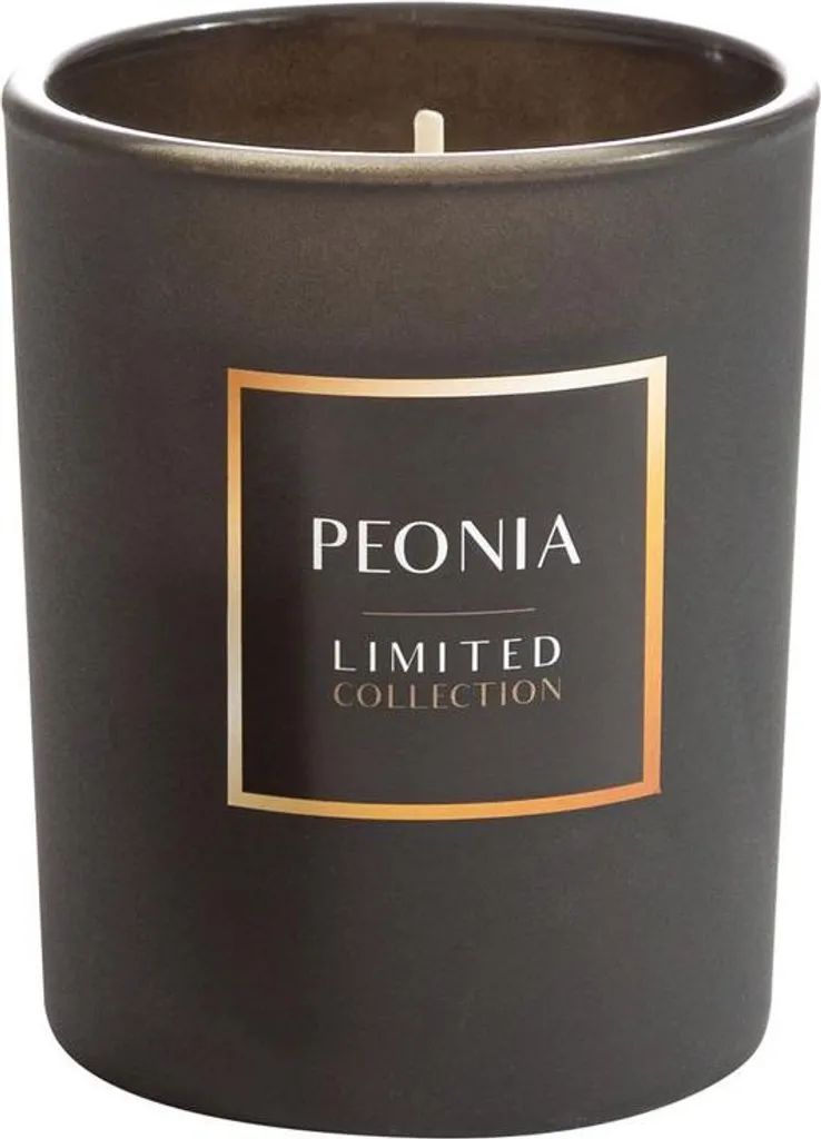 Bougie pivoine en verre 200g : parfum longue durée et design chic