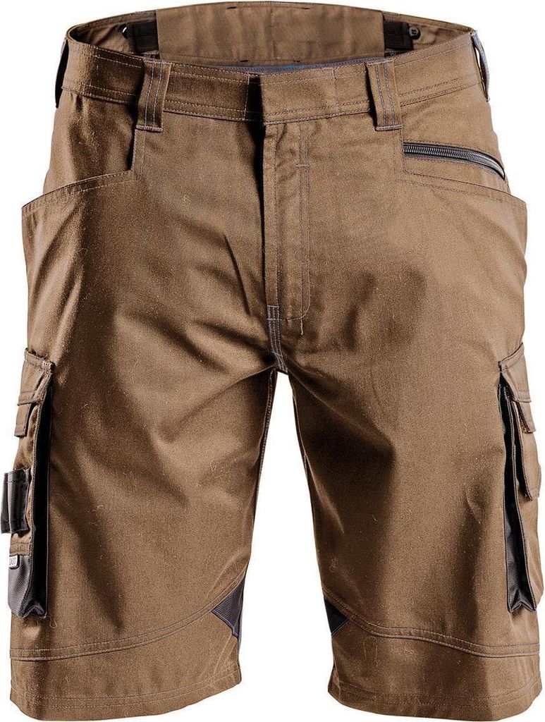 DASSY Cosmic Arbeitsshorts LEHMBRAUN/ANTHRAZITGRAU Gr.67 Länge: STANDARD
