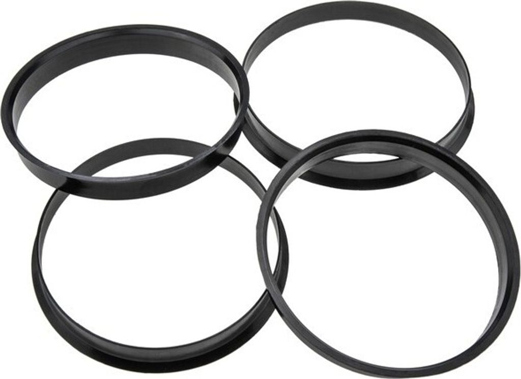 4x Carbonado Zentrierring 60,1 - 58,1 aus ABS-Kunststoff