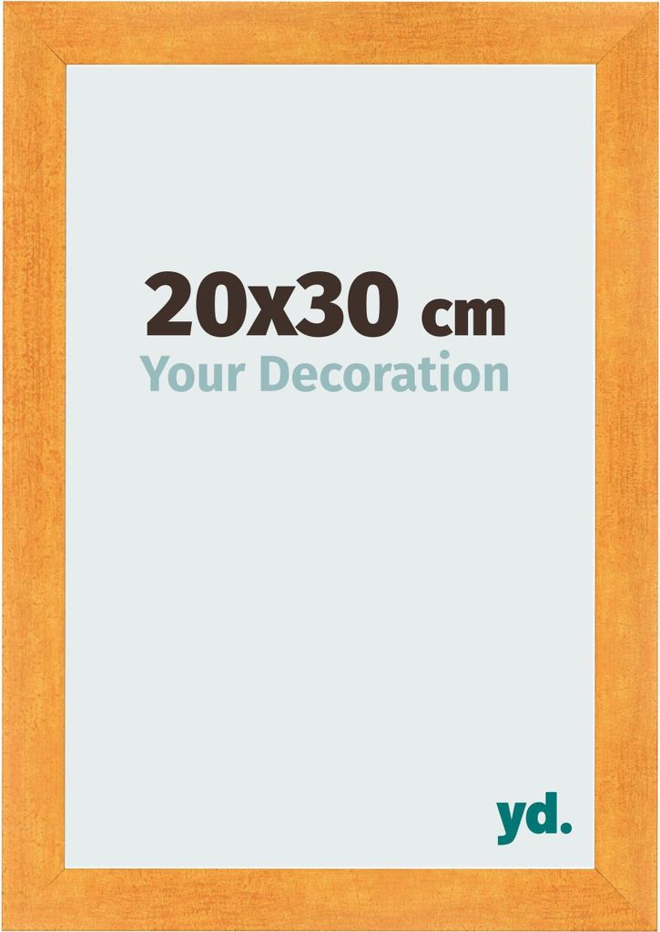 Bilderrahmen, 20x30 cm, Orange, MDF, Pisa