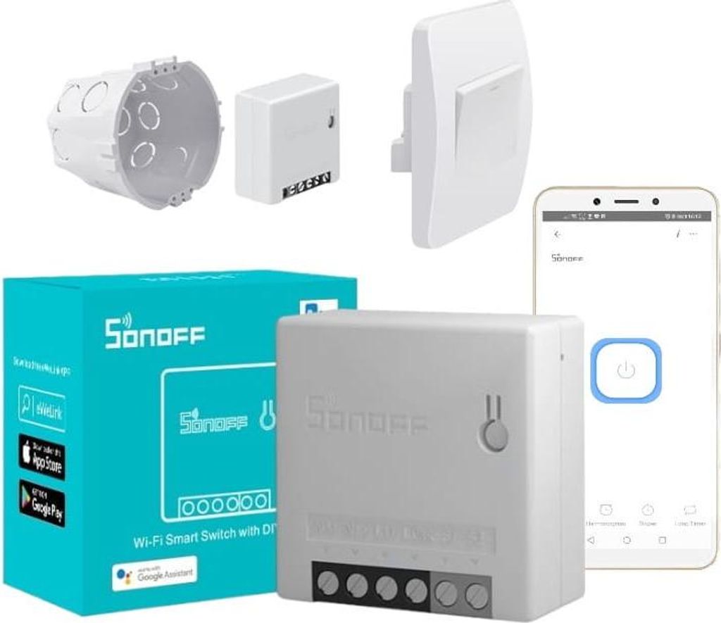 Sonoff Mini R2 Wi-Fi Ferngesteuerter Relaisschalter Wi-Fi Produktbild 