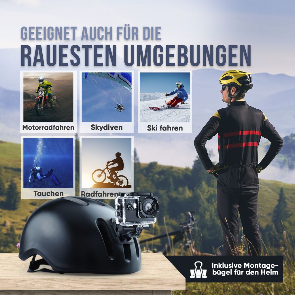Strex Action Cam 4K 16MP - 60FPS / 30M | Kaufland.de