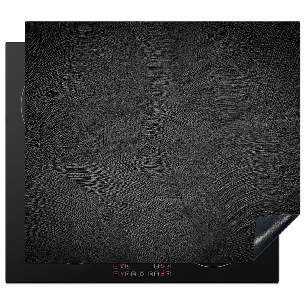 MuchoWow Herdabdeckplatte - Induktionsschutz - 60x52 cm - Herdabdeckung Matte von Vinyl - Vergrößert die Arbeitsfläche - Glaskeramikkochfeld-A...