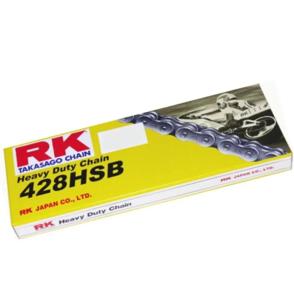 RK 428HSB 130L: Catena di Trasmissione Alta Resistenza per Moto e Quad