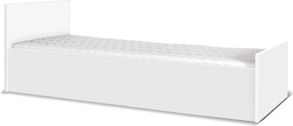 Einzelbett 80x200 ANDOVER - weiß