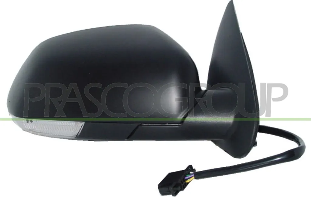 Rétroviseur Prasco SK0247323 Noir pour Octavia II avec Miroir Convexe