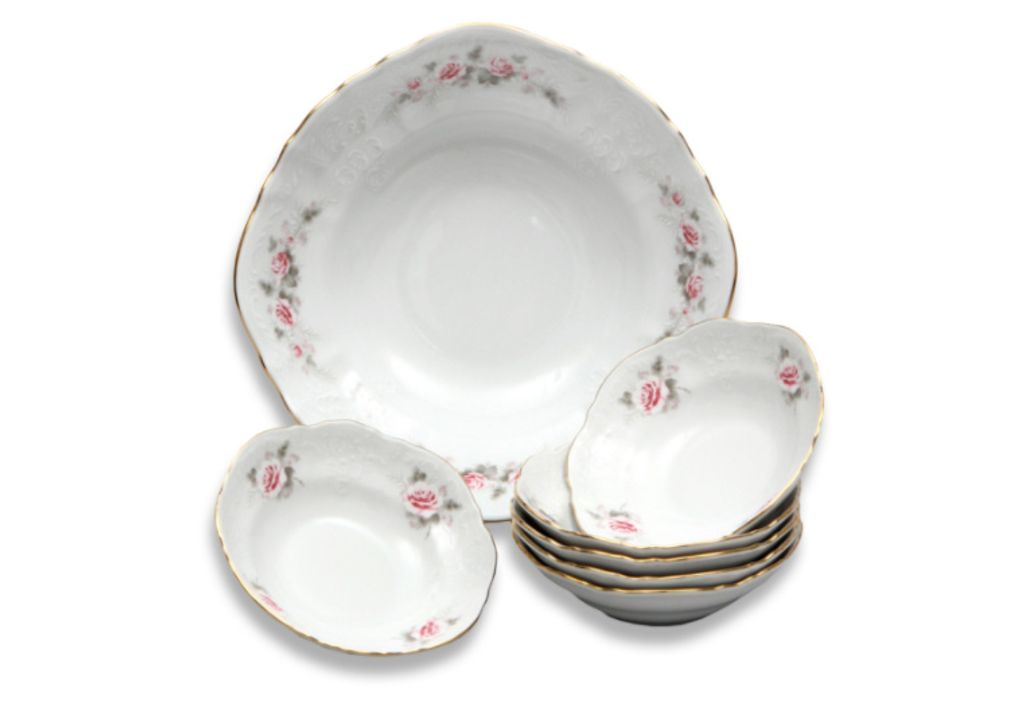 Kompotová souprava z karlovarského porcelánu, Bernadotte Obrázek produktu 