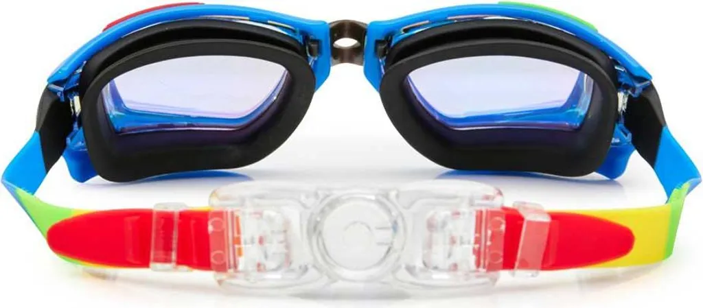 Lunettes natation enfant Bling2o Gamer Bleu souples et anti-UV One Size