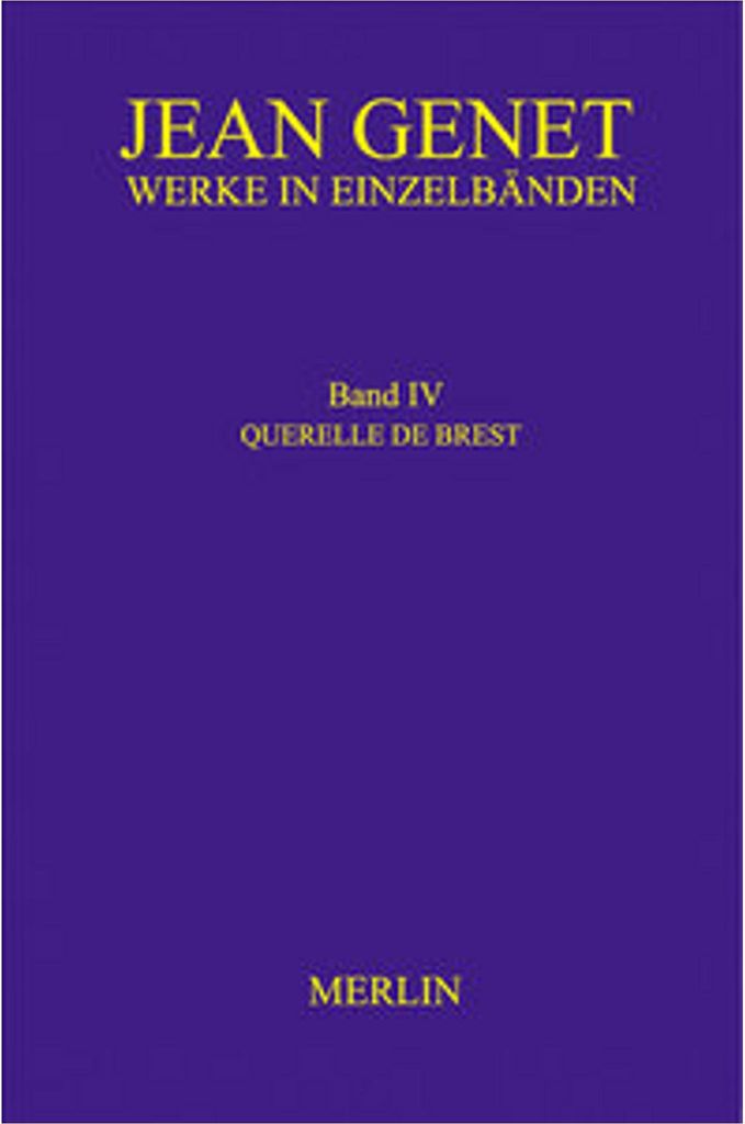 Werkausgabe / Werke in Einzelbänden - Querelle de Brest