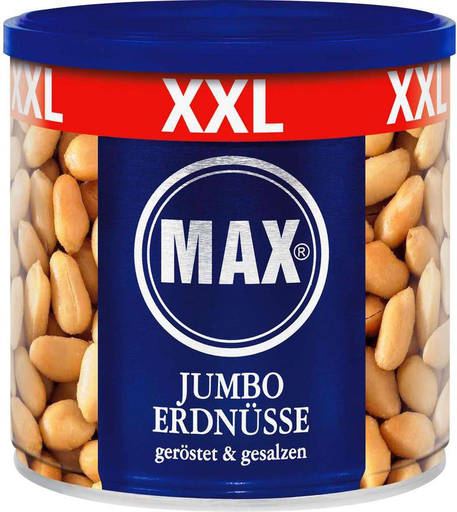 Max Jumbo Orzeszki ziemne prażone i solone o chrupiącej Zdjęcie produktu 