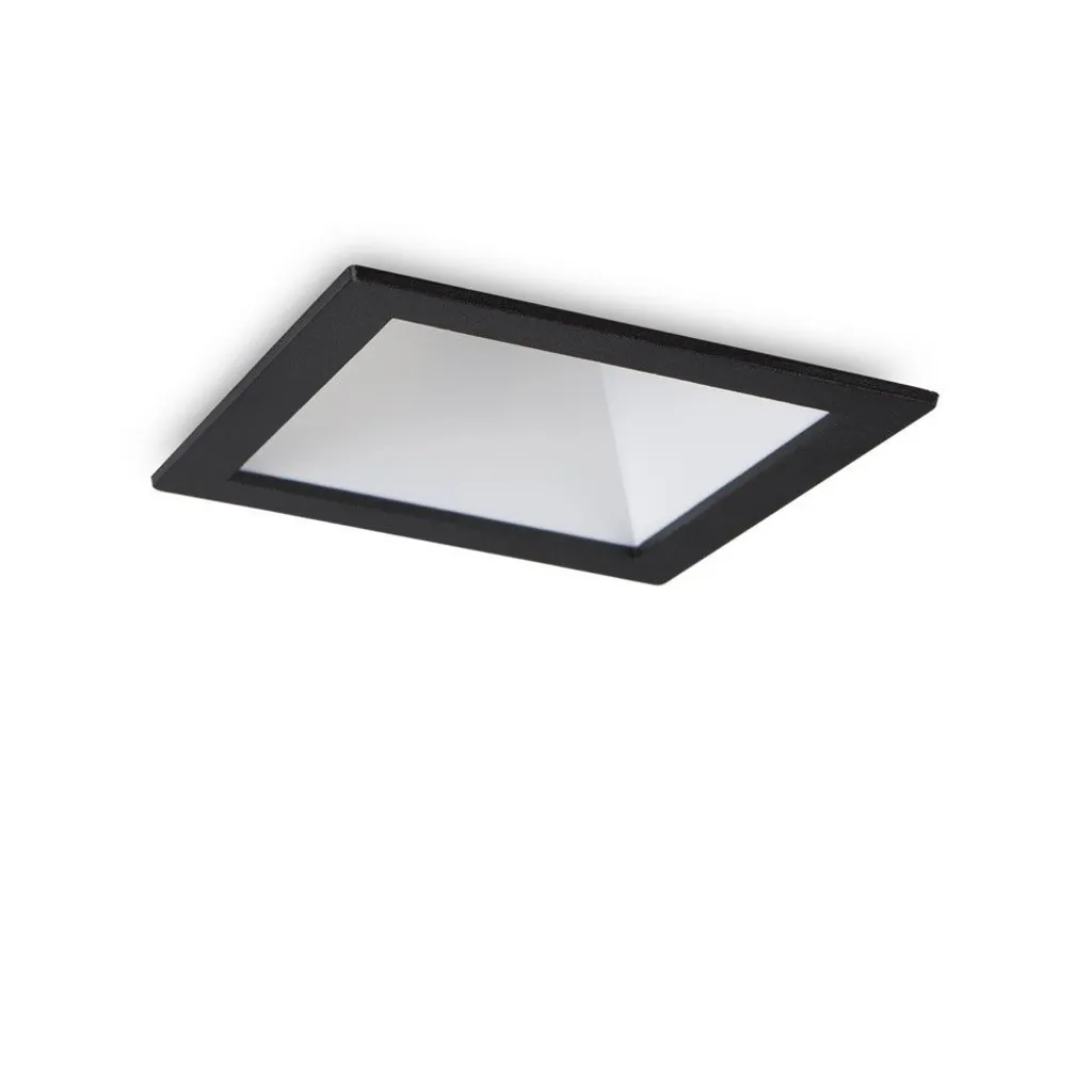 Spot Game Square Ideal Lux Noir Blanc en Aluminium pour Éclairage Chic